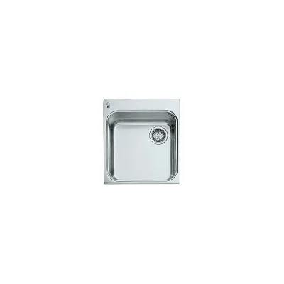 Alpes Vasca semifilo VF 546-D in acciaio inox da 46x51 cm