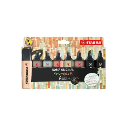 STABILO AST8 BOSS ORIGINAL NATURECOLORS 70/8-2-1