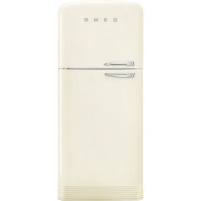 Smeg Frigorifero doppia porta con cerniere a sinistra a libera installazione FAB50LC5R5 finitura panna da 80 cm