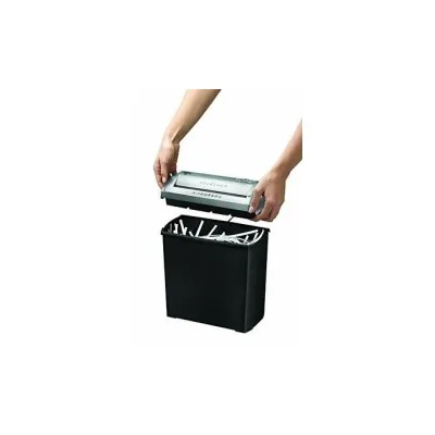 Fellowes Trito 2S Trituratore manuale a taglio particolato - Distrugge fino a 5 fogli 11L 33114 nerogrigio