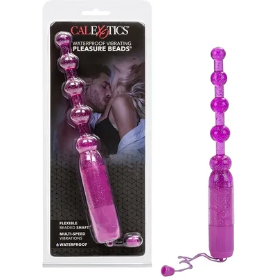 Perle anali vibranti CalExotics viola Waterproof IPX6 11,5 cm