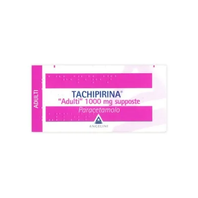 TACHIPIRINA ADULTI 10 SUPPOSTE 1000MG
