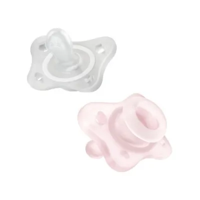 CHICCO GOMMOTTO MINI ROSA 0-2M 2 PEZZI