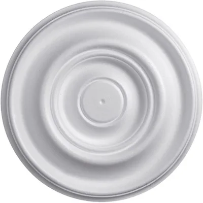 Rosone a soffitto per lampadario in polistirolo diametro 32 cm