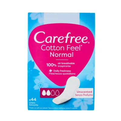 Carafree Cotton Fell Normal Senza Profumo Salvaslip 44pz