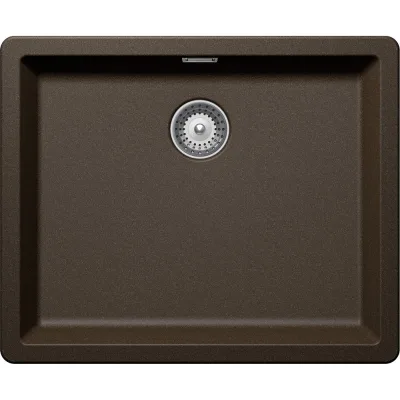Schock Lavello una vasca GALAXY N100L GALN100LA87 finitura bronze da 55.6x45.6 cm