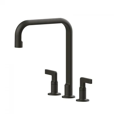Gessi Miscelatore a 3 fori Inciso Collection 58701 187 finitura Aged Bronze