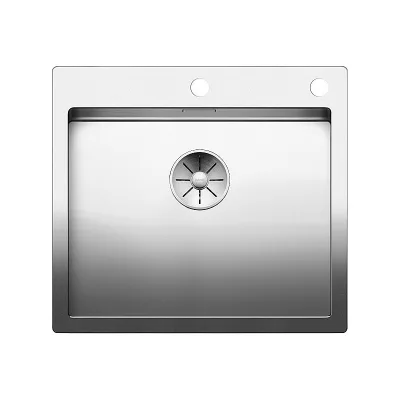 PRONTA CONSEGNA - Blanco | Lavello una vasca CLARON 500-IF/A 1515643 in acciaio inox da 56x51 cm - Sopratop/Filotop