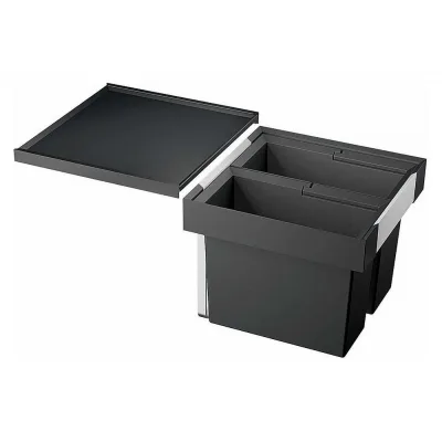 PRONTA CONSEGNA - Blanco Unità raccolta differenziata FLEXON II 45/2 1521468 da 45 cm (2 bidoni)
