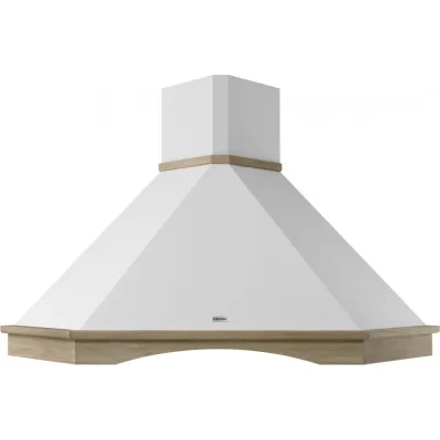 Franke Cappa a parete ad angolo Country FCC 90 NF 321.0693.757 finitura bianco da 90 cm - Cornice non inclusa