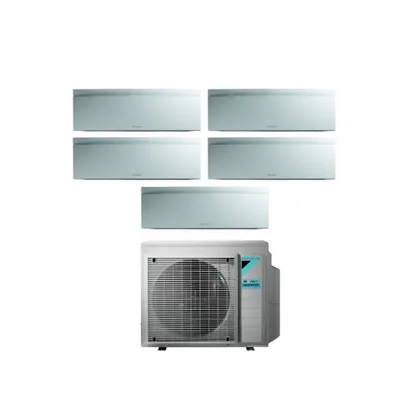 Climatizzatore Condizionatore DAIKIN BLUEVOLUTION Penta split serie EMURA WHITE III Inverter da 9000+9000+9000+9000+15000 btu con 5MXM90N WI-FI INTEGRATO R-32 9+9+9+9+15 A+++/A++