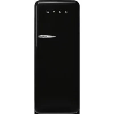 Smeg Frigorifero monoporta con cerniere a destra a libera installazione FAB28RBL6 finitura nero da 60 cm