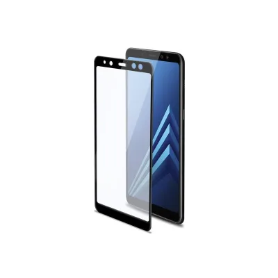 CELLY 3D GLASS GALAXY A8+ BLACK 3DGLASS707BK