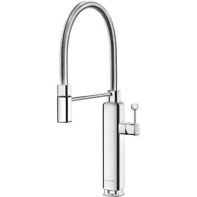 Smeg S Miscelatore monocomando con doccetta MDF50SS finitura inox