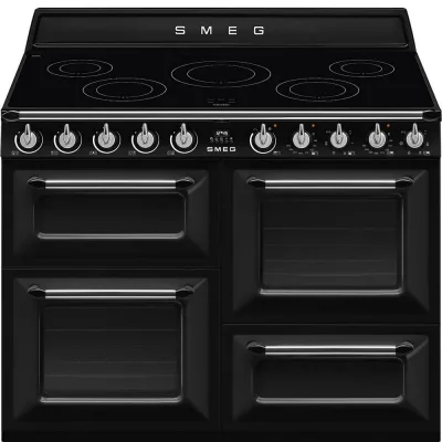 Smeg S Cucina TR4110IBL2 con tre forni e piano cottura induzione finitura nero da 110x60 cm - PROMOZIONE ATTIVA FINO AL 19/10