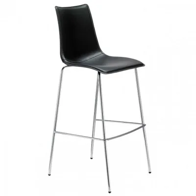 Scab Sgabello Zebra Pop art. 2556 con struttura in metallo e scocca in tessuto da h. 65 cm - CON VOUCHER 15% NEL CARRELLO