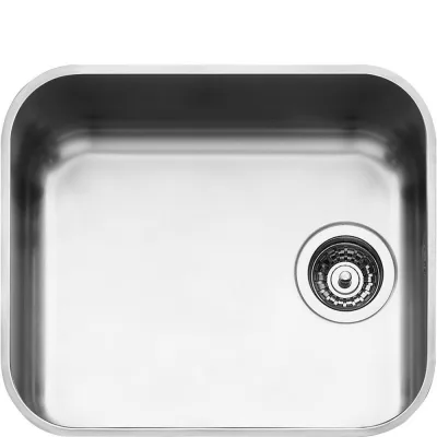 PRONTA CONSEGNA - Smeg Lavello una vasca UM45 finitura acciaio inox spazzolato da 45 cm