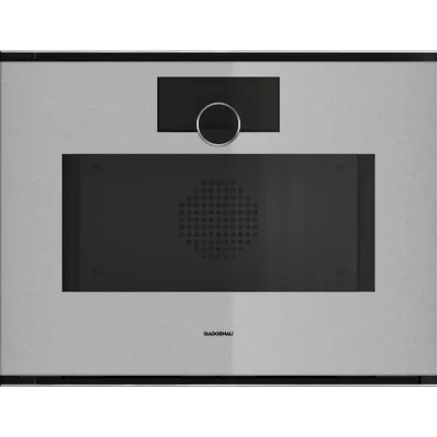 Gaggenau Forno combinato a vapore con cerniera a sinistra da incasso GS241130 finitura Gaggenau Sterling da 60 cm - RICHIEDERE PREVENTIVO