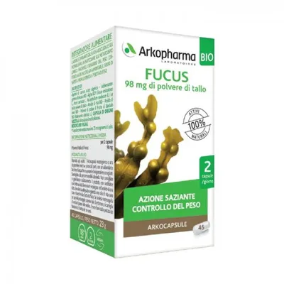 ArkoPharma ArkoCapsule Fucus Integratore per il Controllo del Peso 45 Capsule