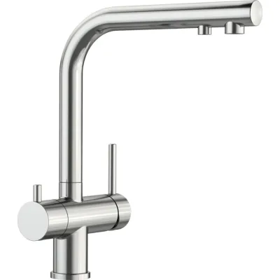 Blanco Miscelatore a 3 vie doppio comando FONTAS II 1523129 finitura inox