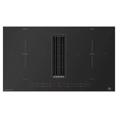 Master Kitchen Piano cottura a induzione con cappa integrata MKHI 804FH ED BK in vetroceramica nero da 80 cm