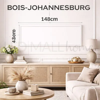 Kit Boiserie LEDMall Home Pronto da Montare con Bordi Pretagliati mod. JOHANNESBURG