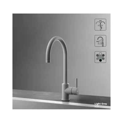 Elleci Miscelatore monocomando con canna girevole CLOUD MGKCLO78 finitura G78 espresso