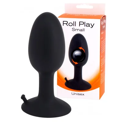 Plug Anale indossabile Roll Play Small Silicone con Sfera Interna 8 cm