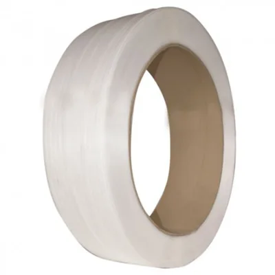Reggia in Polipropilene PP Bianca bobina - 09x0.50cm, Ø200mm, 4500 metri