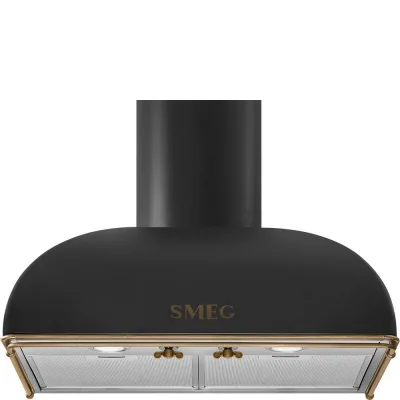 Smeg Cappa aspirante decorativa a muro KS59AOE2 finitura antracite da 60 cm