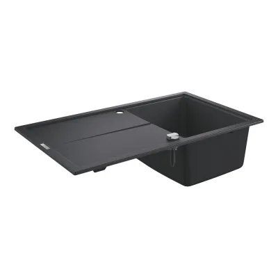 Grohe Lavello una vasca con gocciolatoio reversibile 31640AP0 finitura granite black da 86x50 cm