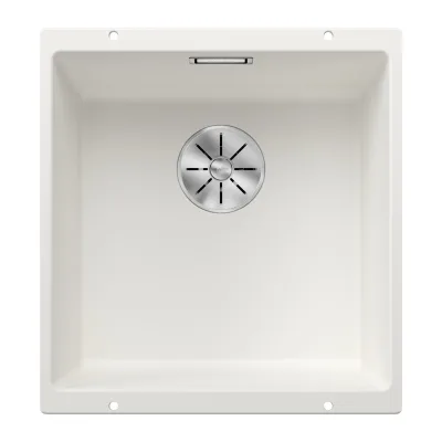 Blanco | Lavello a una vasca SUBLINE 400-U Satin Gold 3523426 finitura bianco da 43x46 cm - Sottotop