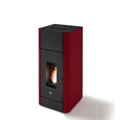 Eva Calòr Termostufa a pellet FRIDA 17,5 901680200 finitura rosso