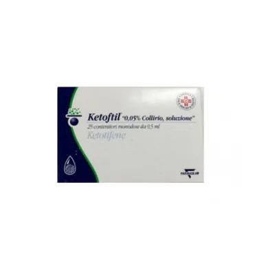 KETOFTIL COLLIRIO 25 FLACONI 0,5ML 0,5MG/ML