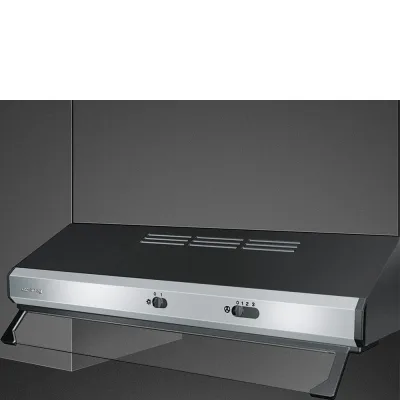 PRONTA CONSEGNA - Smeg Cappa aspirante semi-integrata KSEC61XE3 finitura inox/nero da 60 cm