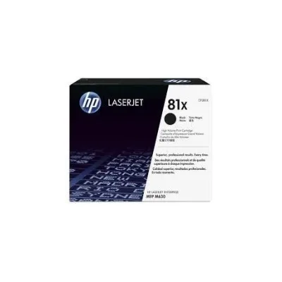 TONER ORIGINALE HP LaserJet Enterprise M630 CF281X 81X NERO spedizione gratuita