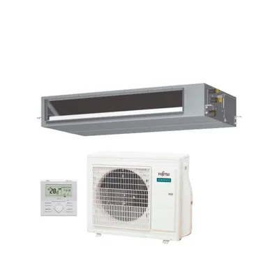 Climatizzatore Condizionatore Fujitsu Canalizzato Serie KMTAP ECO 24000 Btu ARXH24KMTAP Wi-Fi Optional con Filocomando Incluso