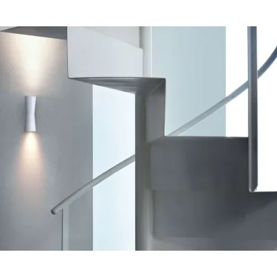 Flos Lampada da parete a a luce diretta/indiretta diffusa Clessidra finitura bianco