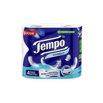 TEMPO COMFORT MAXI CARTA IGIENICA 4 ROTOLI