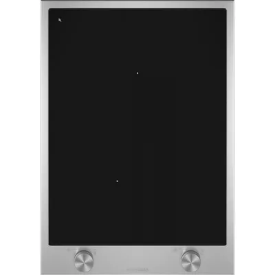 Barazza Piano cottura domino a induzione B_FREE 1PBF3ID in vetroceramica nero con cornice inox da 36 cm