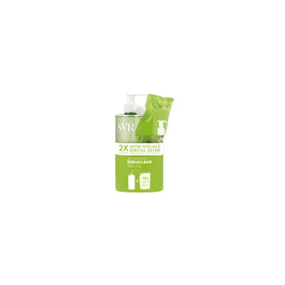 SVR SEBIACLEAR GEL MOUSSANT 400ML + REFILL 400ML