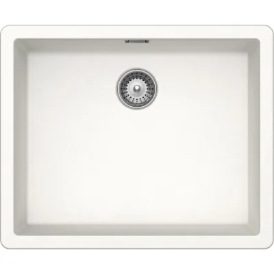 Schock Lavello una vasca BROOKLYN N100LU BYKN100LU01 finitura bianco assoluto da 53x43 cm