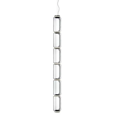 Flos Lampada a sospensione Noctambule Suspension 6 High Cylinder finitura nero