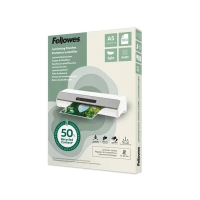 FELLOWES LEONARDI CF100 POUCHE A5 RICICLATE 50% OPACH 100143437