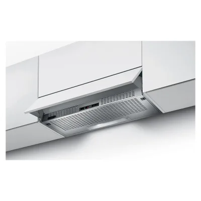 Faber Cappa da incasso 2156 SRM LG/X A90 315.0547.817 finitura grigio chiaro con griglia acciaio da 90 cm