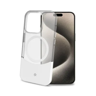 CELLY MAGSAFE COVER IPHONE 16 PRO MAX WH MAGDUAL1081WH