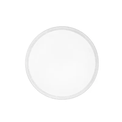 Plafoniera circolare bianca in acrilico e policarbonato, 1 LED 24W, CCT, 40x40cm