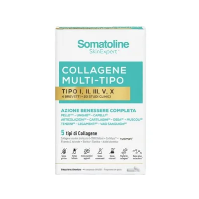 SOMATOLINE COLLAGENE MULTI TIPO CAPELLI PELLE UNGHIE 60 COMPRESSE