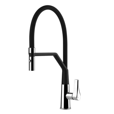 Gessi Miscelatore semi pro monocomando con doccetta estraibile Proton Collection 17191 031 finitura cromato - IN PROMOZIONE FINO AL 6/07