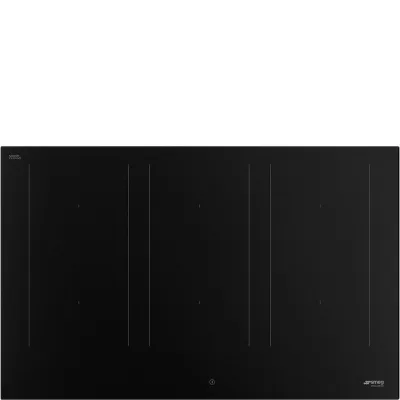 Smeg S Piano cottura a induzione SIM3864N in vetroceramica nero opaco da 80 cm
